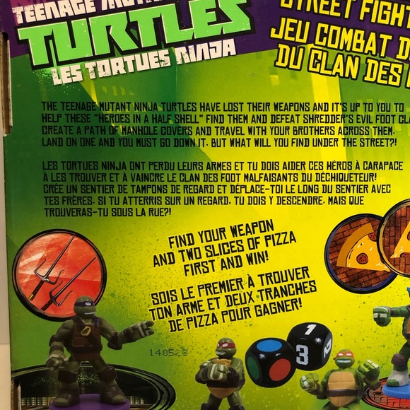 Teenage Mutant Ninja Turtles Foot Clan Street Fight Game 2014 French instruction - Picture 11 of 16